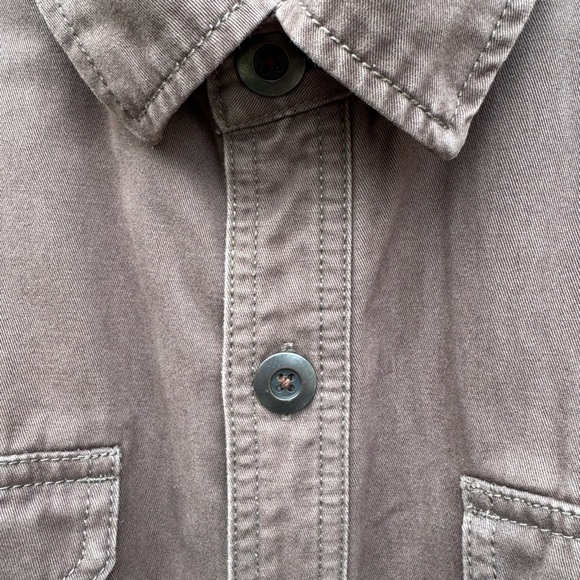 Alesbury Shirt Jacket Men's XXL Brown Button Up Utility Chore Workwear - Picture 1 of 13
